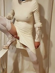 Crazy streetwalker is fingering her asshole